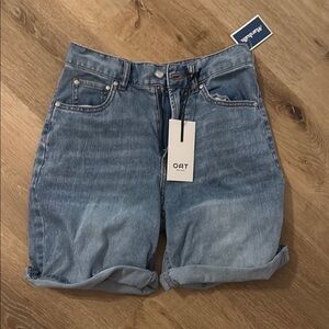 Oat New York Women's Blue Jean Shorts